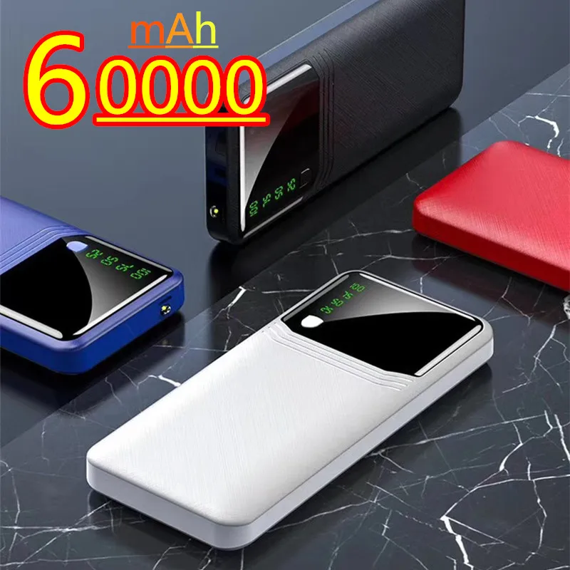 Внешний аккумулятор 60000 мАч портативное зарядное устройство для Samsung Xiaomi mi