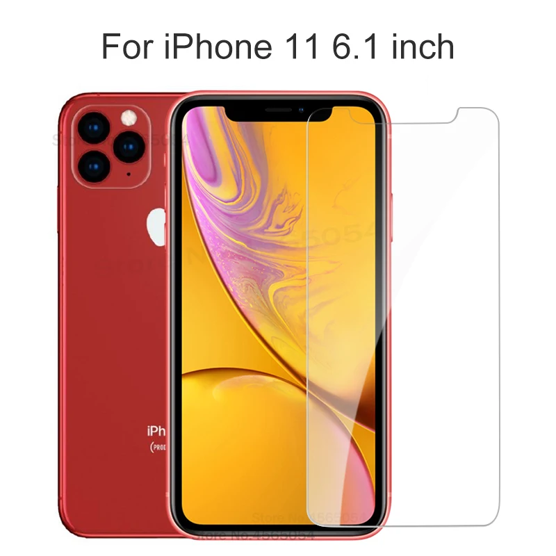 Закаленное стекло для iPhone 11 2019 XS Max X 7 8 6 6S Plus XR Передняя защитная пленка экрана Pro 5