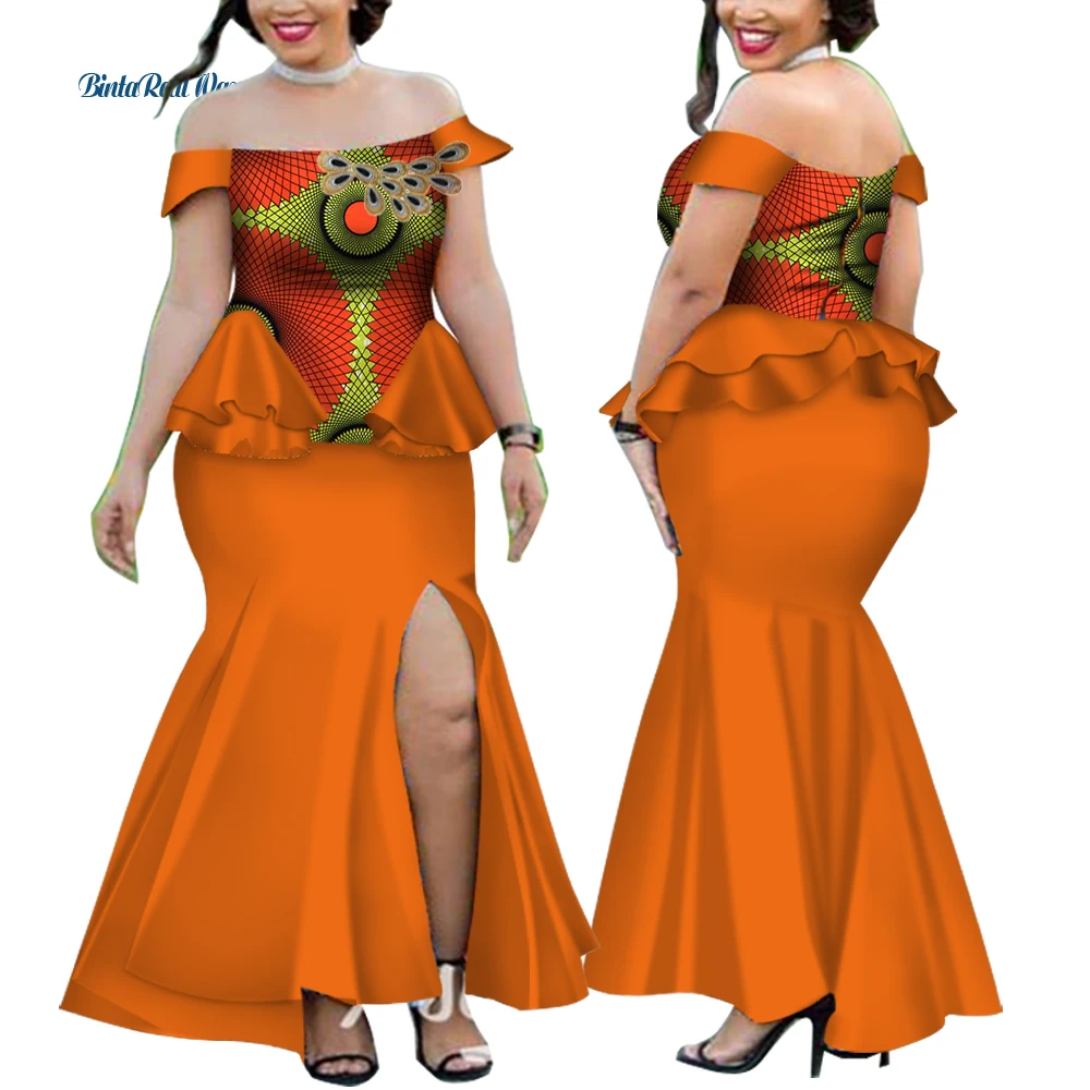 

Женский комплект из топа и юбки с Африканским принтом, 2 предмета