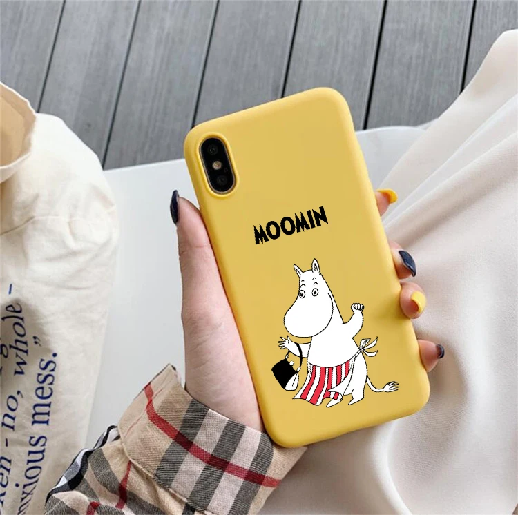 HHSR-24042 Cute Moomin TPU candy Soft Phone Case For huawei p30 pro p30 lite p20 pro p10 mate 20 p10 lite honor 9 lite - Цвет: HHSR-24042