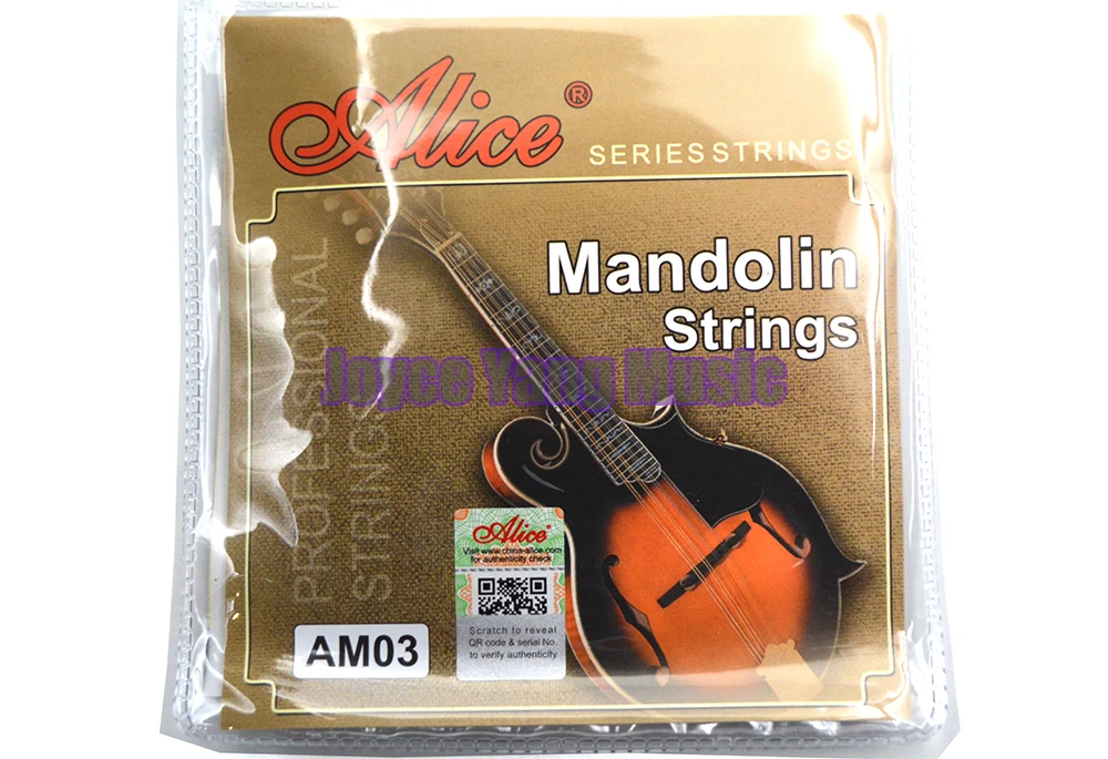 

Alice AM03 Mandolin Strings Plated Steel&Silver Plated Strings 1st-4th 010-034 Free Shipping Wholesales