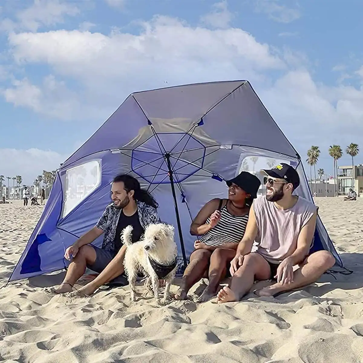 

Awning Sun Shelter Beach Umbrella Outdoor Camping Garden Sun Awning Canopy Sunshade Waterproof Tent Shade 215CM