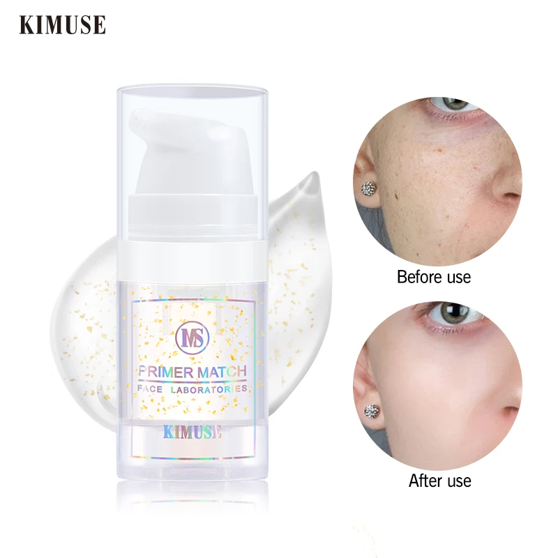 

KIMUSE Face Primer Base Makeup Oil Control Matte Make Up Cream 24K Professional Pores Foundation Primer Cosmetic Wholesale