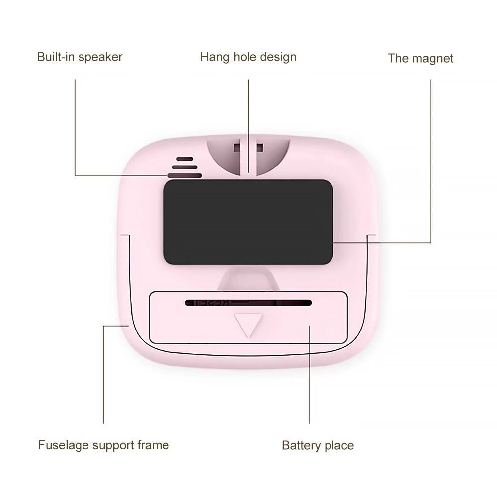 

Creative Kitchen Baking Timer LCD Digital Kitchen Countdown Timer Magnetic Cooking Countdown Alarm Sleep Stopwatch Clock