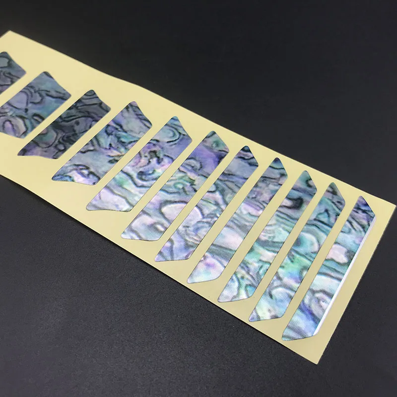 akustische elektrische gitarre inlay aufkleber positionierung nachahmung abalone griffbrett decals griffbrett aufkleber guitarra accsssories free glob