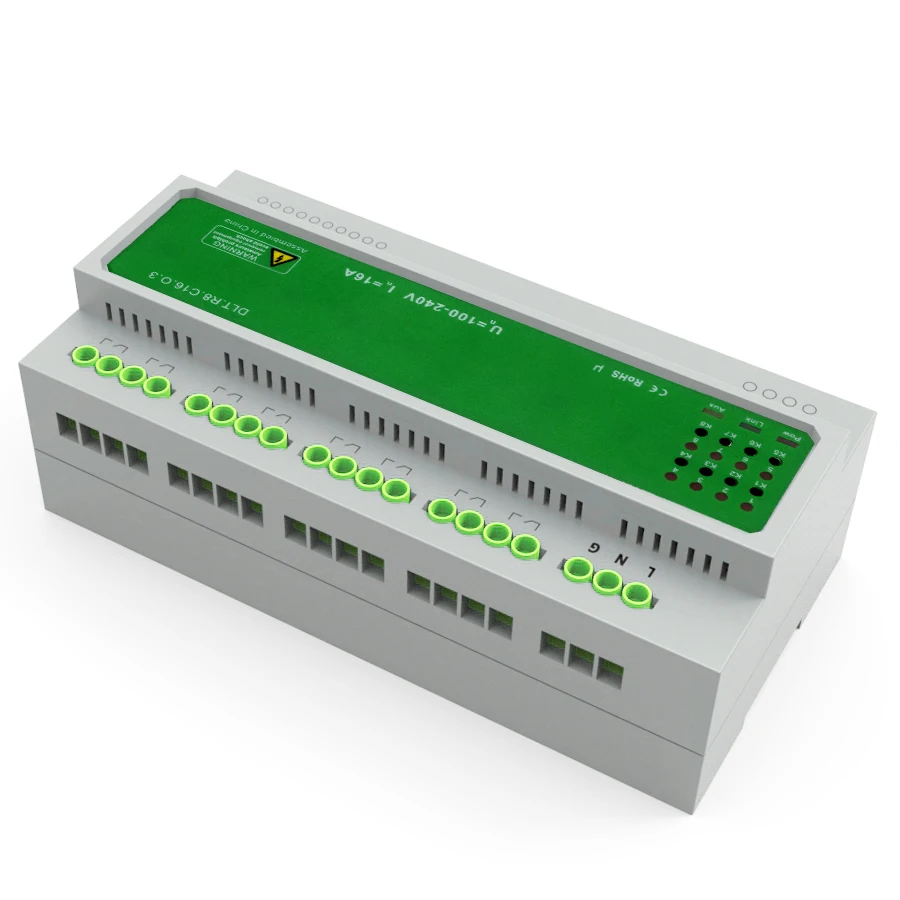 Модуль штор RS485 modbus модуль интеллектуального освещения центральный управления 8