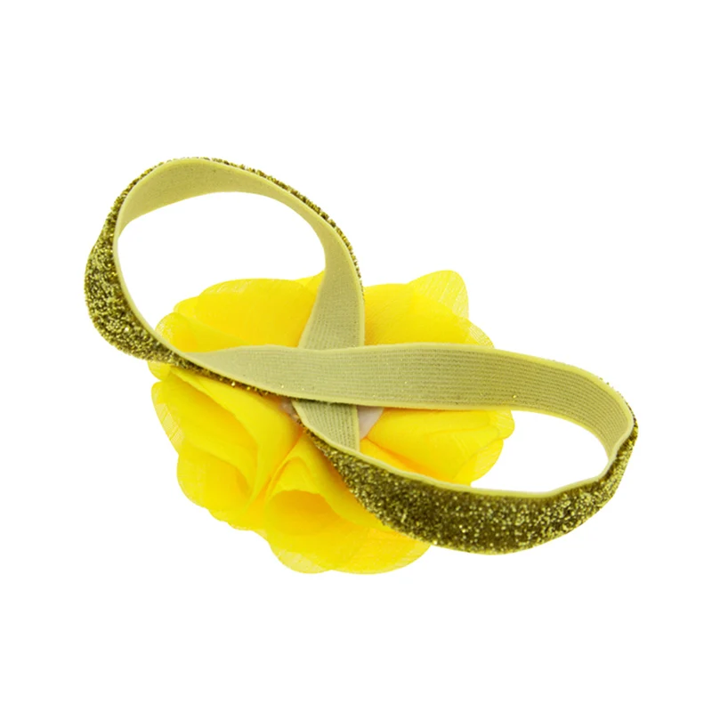 Милые детские туфли для маленьких девочек сандалии эластичная обувь с цветочным