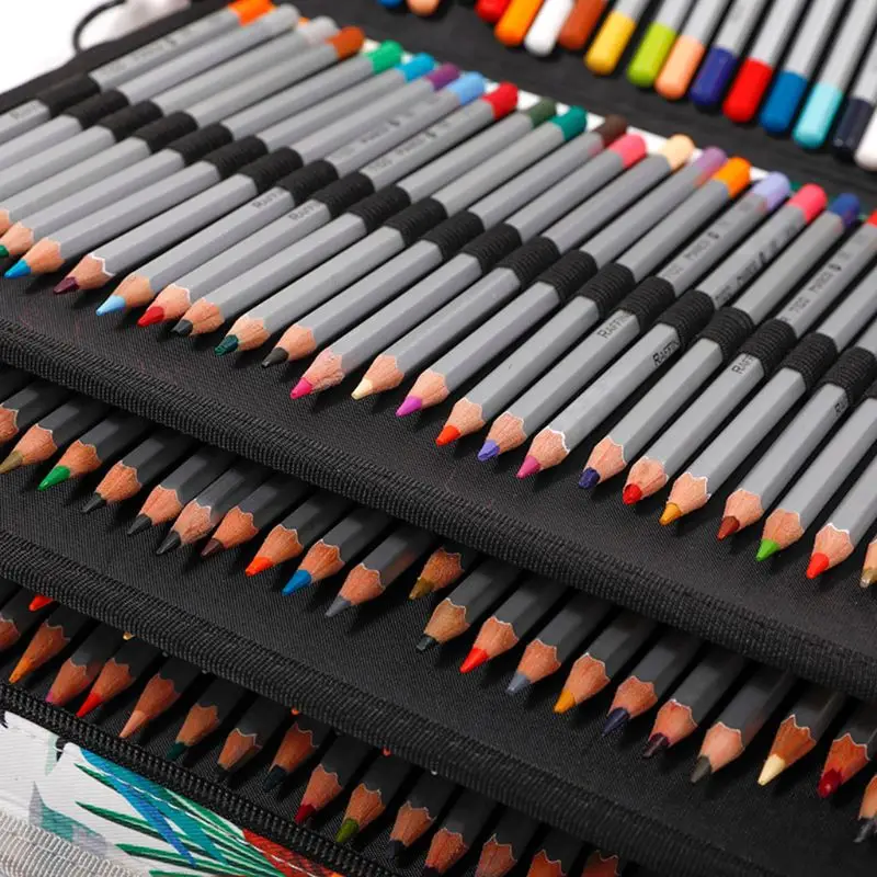 Новинка 160 отделений Цветочный Большой Вместительный пенал гелевая ручка чехол