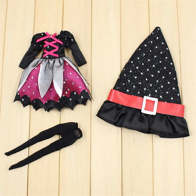 1/6 шарнирное платье шляпа чулки на Хэллоуин|Куклы| |