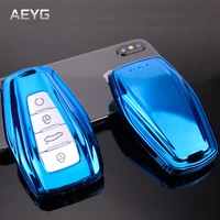 soft tpu car smart key case cover shell for geely coolray boyue atlas nl3 x7 ex7 suv gt gc9 borui emgrand keychain accessories