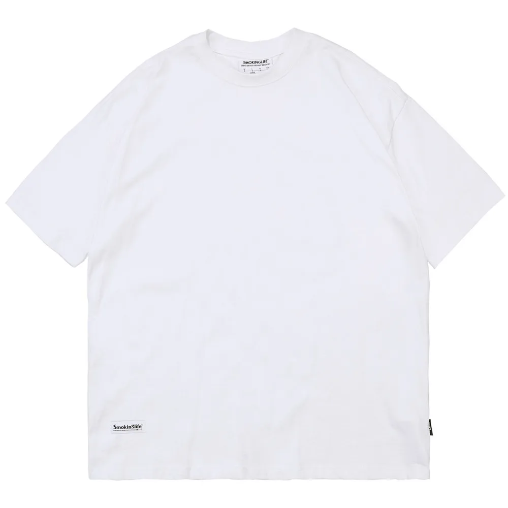 

Letter Print Short Sleeve T-shirt Men Summre round neck Cotton Tee Street Fashion Loose Half-sleeve mens