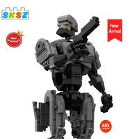 531pcs diy bricks robocop model famous movie classic figure collection moc building blocks toys creative xmas gift for kids