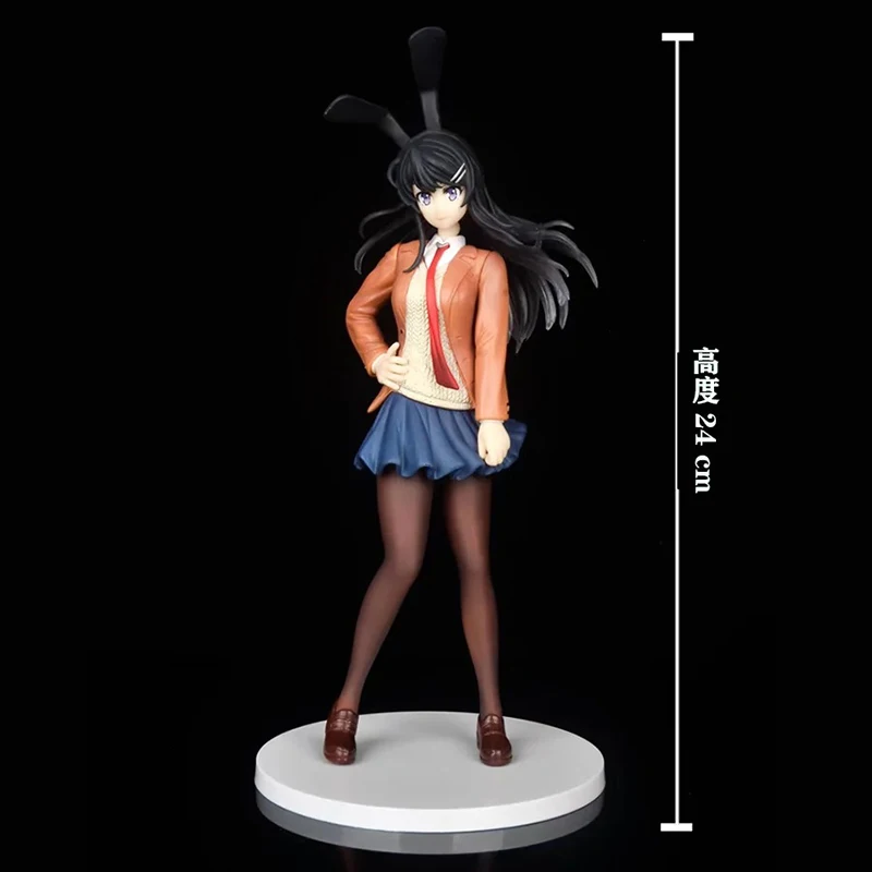 

Японское аниме Seishun Buta Yaro Mai Sakurajima Bunny Ver. Экшн-Фигурки игрушки Модель Кукла подарок ПВХ