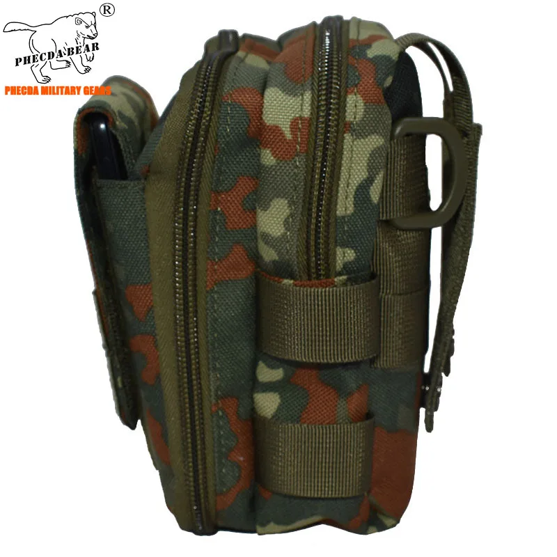 Flecktarn 1000D нейлоновая Мужская камуфляжная сумка Многофункциональный военно