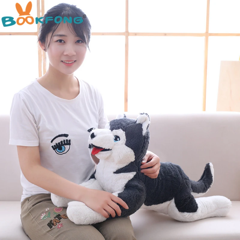 Мягкие плюшевые чучело собаки игрушки животных Лабрадор Huskey собаки куклы для детей подарок на день рождения