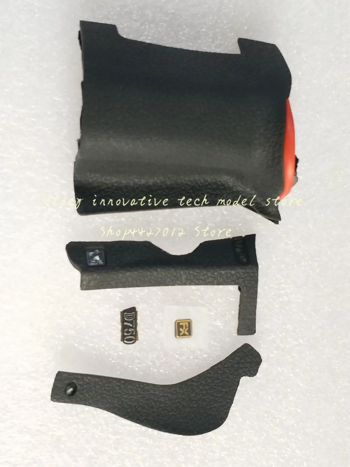 

Новая ручка резиновое покрытие Боковая кнопка Набор для Nikon D750 + D750 логотип + FX РЕЗИНА Камера часть