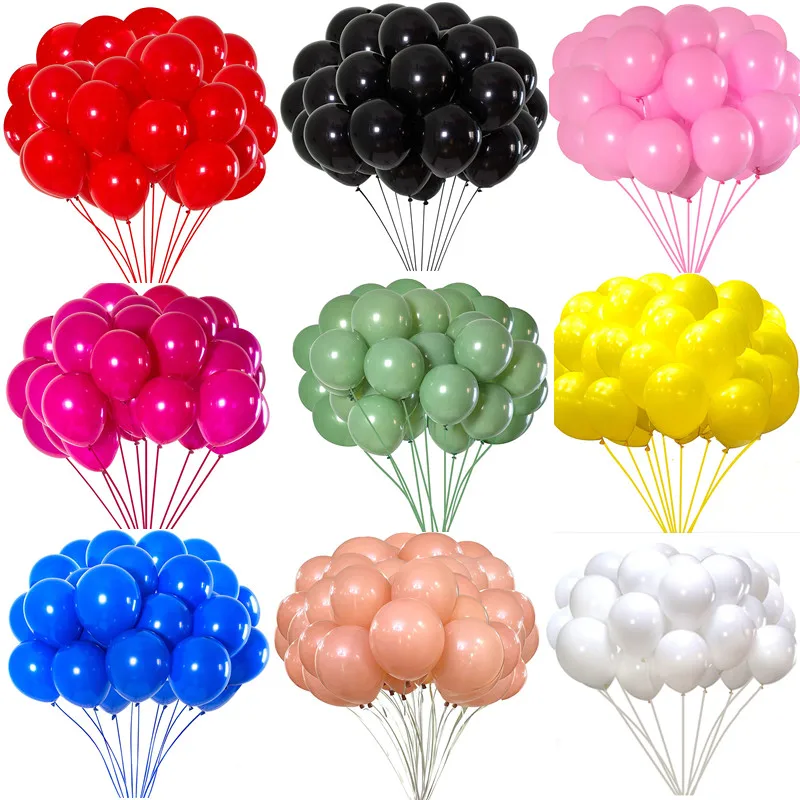 

10/20/30pcs 5/10/12inch Pink Blue Latex Balloons Birthday Party Decorations Adult Wedding Decor Helium Globos Baby Shower Ballon