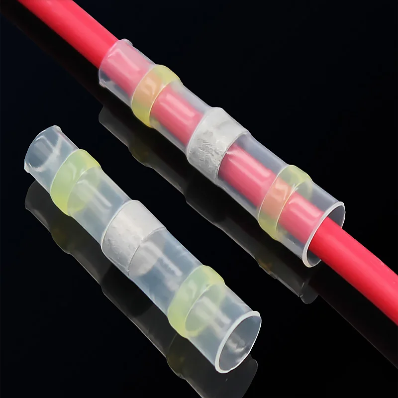 50 шт. быстрая терм усадочная припоя рукав провода соединителя практичный