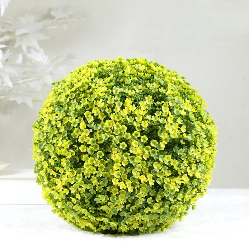 

Artificial Plants Large Green Imitation Plastic Grass Boule for Home Garden Outdoor Decoration Fake Flower Ball