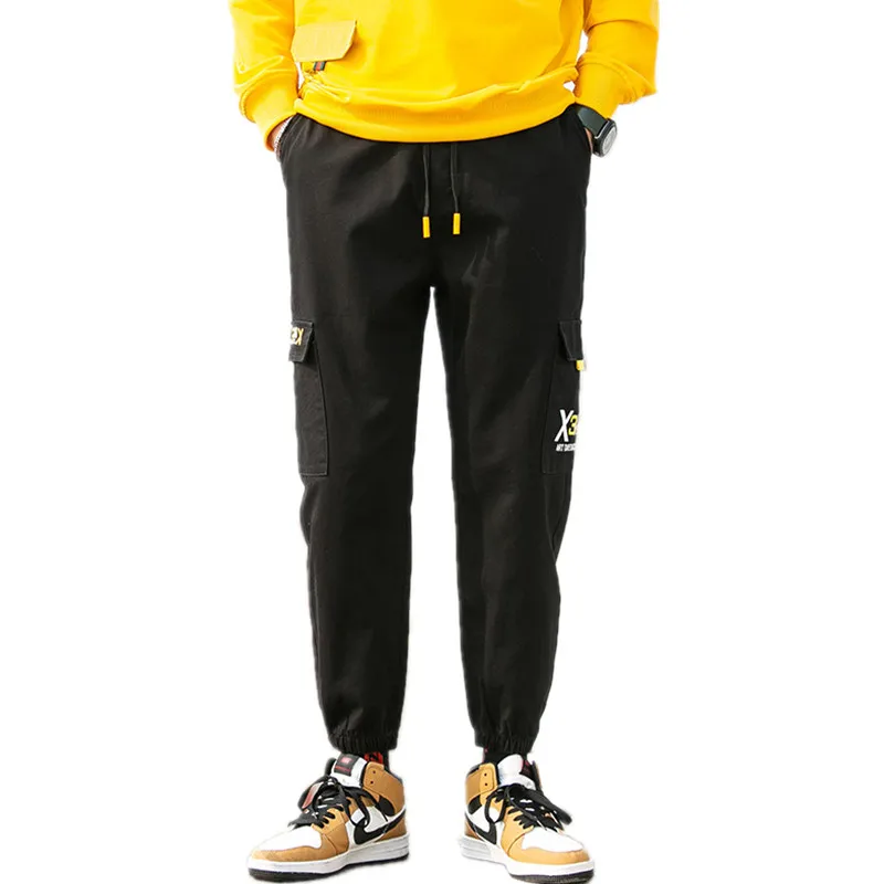 

Best Quality Men Jogger Pants Elastic Waist Casual Sweatpants Hip hop Streetwear Men Loose Casual Pants Joggers