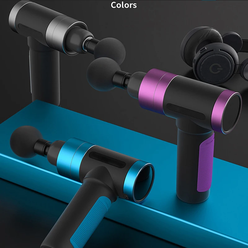 

Massage Gun Percussion Massager Muscle Vibrating Body Therapy Massager Exercising Muscle Pain Relief Muscle Relax USB Charging