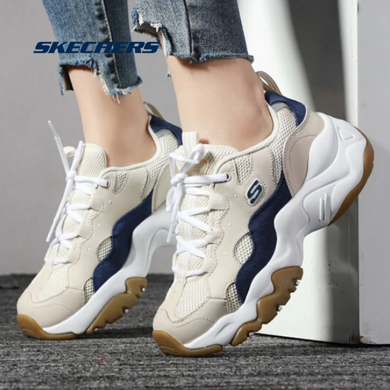 Женские кроссовки на массивной подошве Skechers Повседневные Удобные дышащие