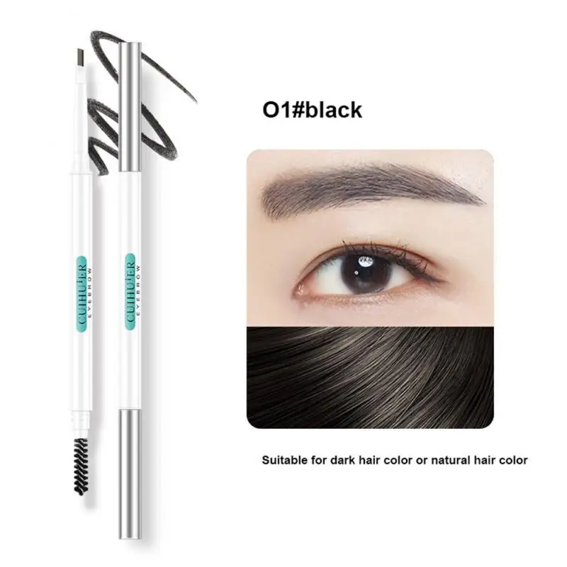 

Ultra Fine 1.5mm Eyebrow Pencil Precise Brow Definer Long Lasting Waterproof Sweatproof Black Brown Eye Brow Tint Makeup TSLM1