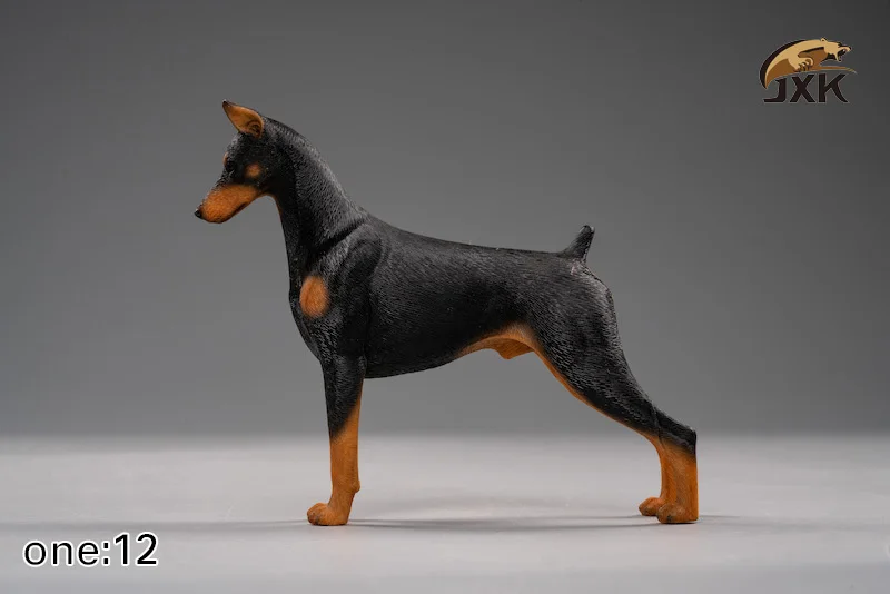Сбор запасов 1/12 масштаб экшн фигура аксессуар Jxk022 Dobermann животное черный/коричневый кожа модель для фанатов подарки