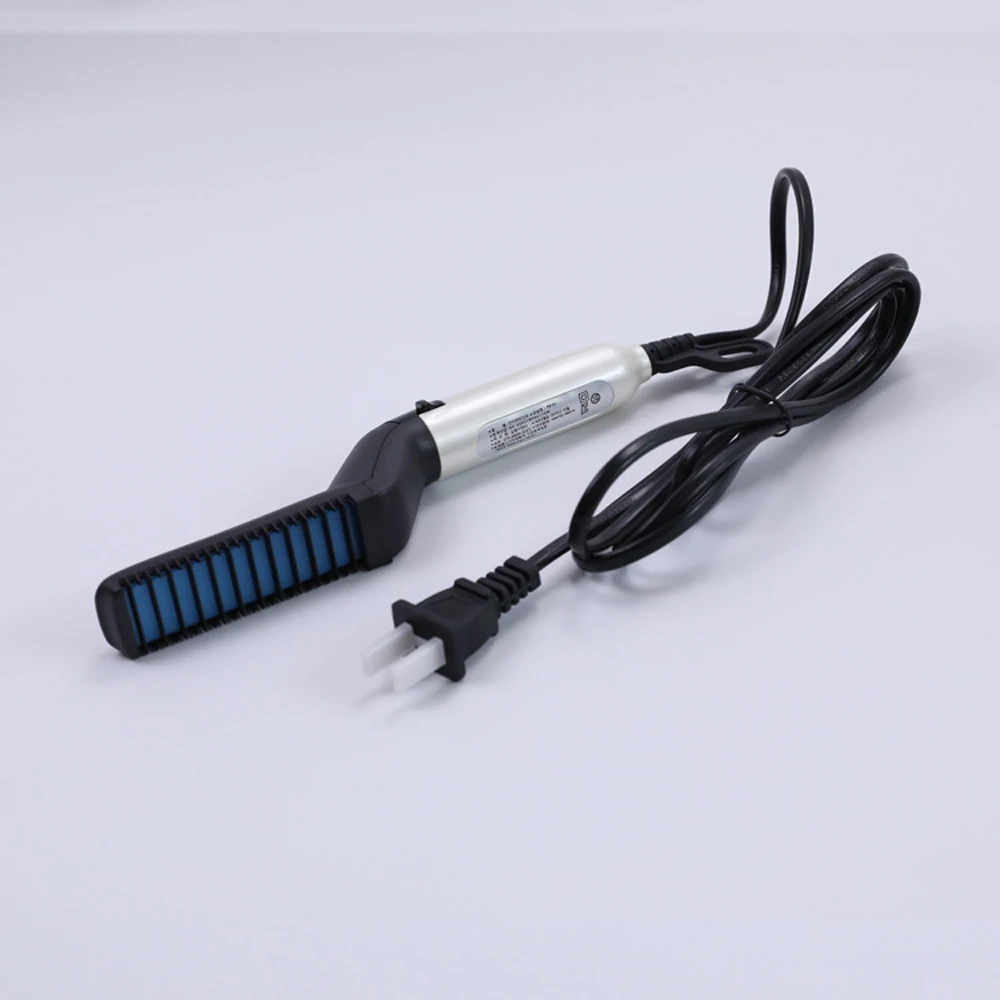 

Hair Curling Iron M Styler Men's All In One Ceramic Hair Styling Iron Comb Straightener Curler Set Quick Hair Styler for Men