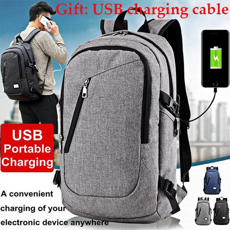 3 цвета Для мужчин женщин Бизнес Водонепроницаемость 17 дюймов ноутбук рюкзак с