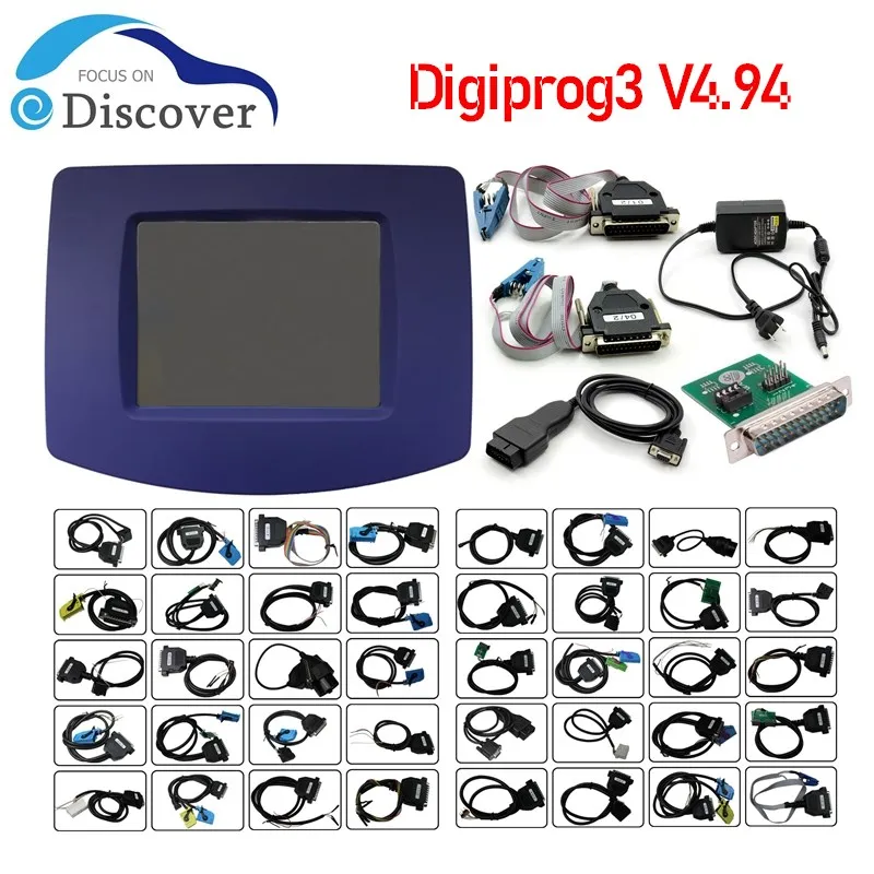 Professional DIGIPROG 3 V4.94 Full Set/OBD with CPU FTDI Mileage scanner Digiprog3 DigiprogIII 4.94 Mileage Tool