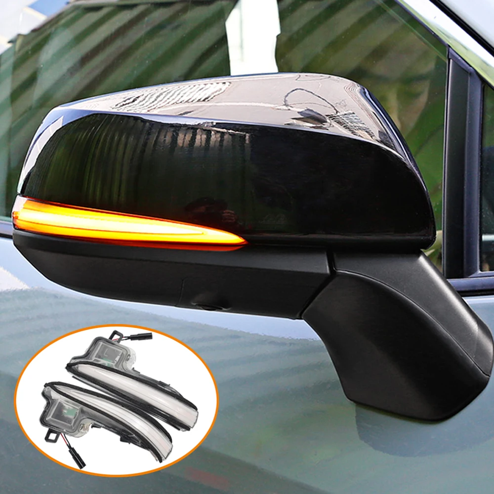 

For Toyota Alphard Vellfire Lexus LM RAV4 Highlander Tacoma 2016 - 2020 Rear View Mirror LED Dynamic Turn Signal Light Indicator