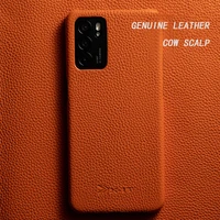 genuine leather phone case for oppo find x5pro r15 r17 ren8 7 6 5 4 3 pro ace a5 a9 2020 a11x k3 k5 dirt resistantf