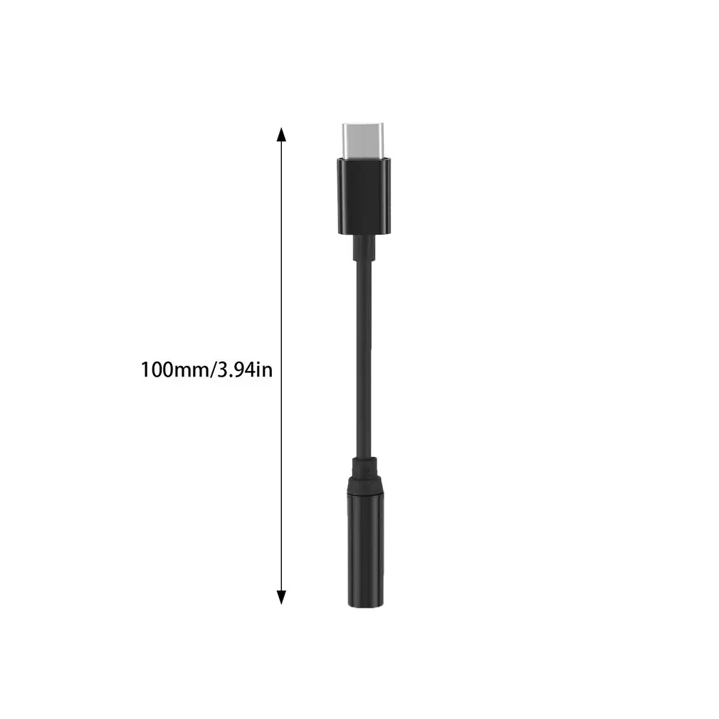 

New Type-C to 3.5mm Earphone cable Adapter usb 3.1 Type C USB-C male to 3.5 AUX audio female Jack for Samsung
