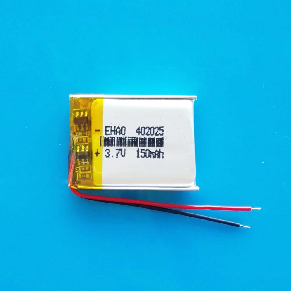 Литий-полимерная аккумуляторная батарея 3,7 в 402025 150 мАч для Ployer P319 aigo E5808 MP3 MW1 беспроводной Bluetooth