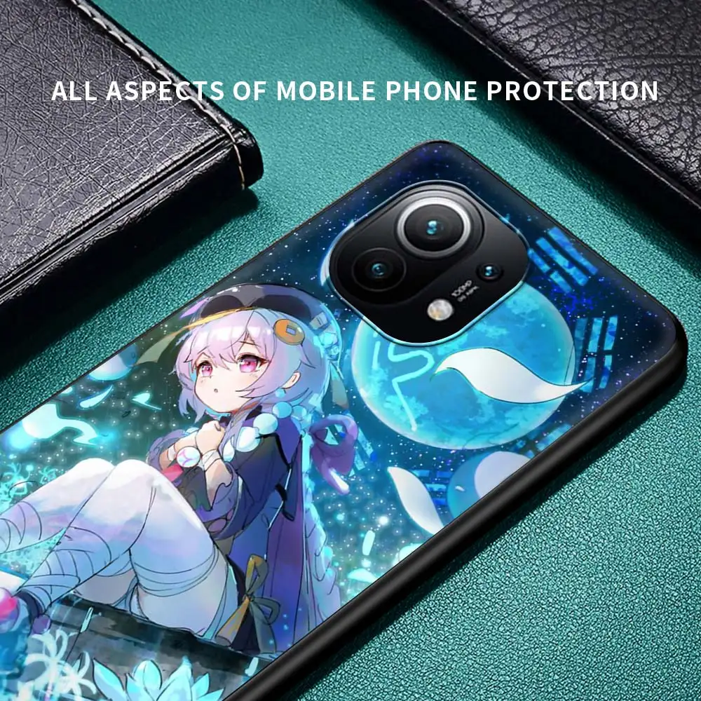 

Genshin Impact Venti Paimon Game Phone Case for Xiaomi Poco X3 NFC M3 for Mi 10T Pro 5G Note 10 Lite 9T 9 CC9E SE A2 Shell Cover