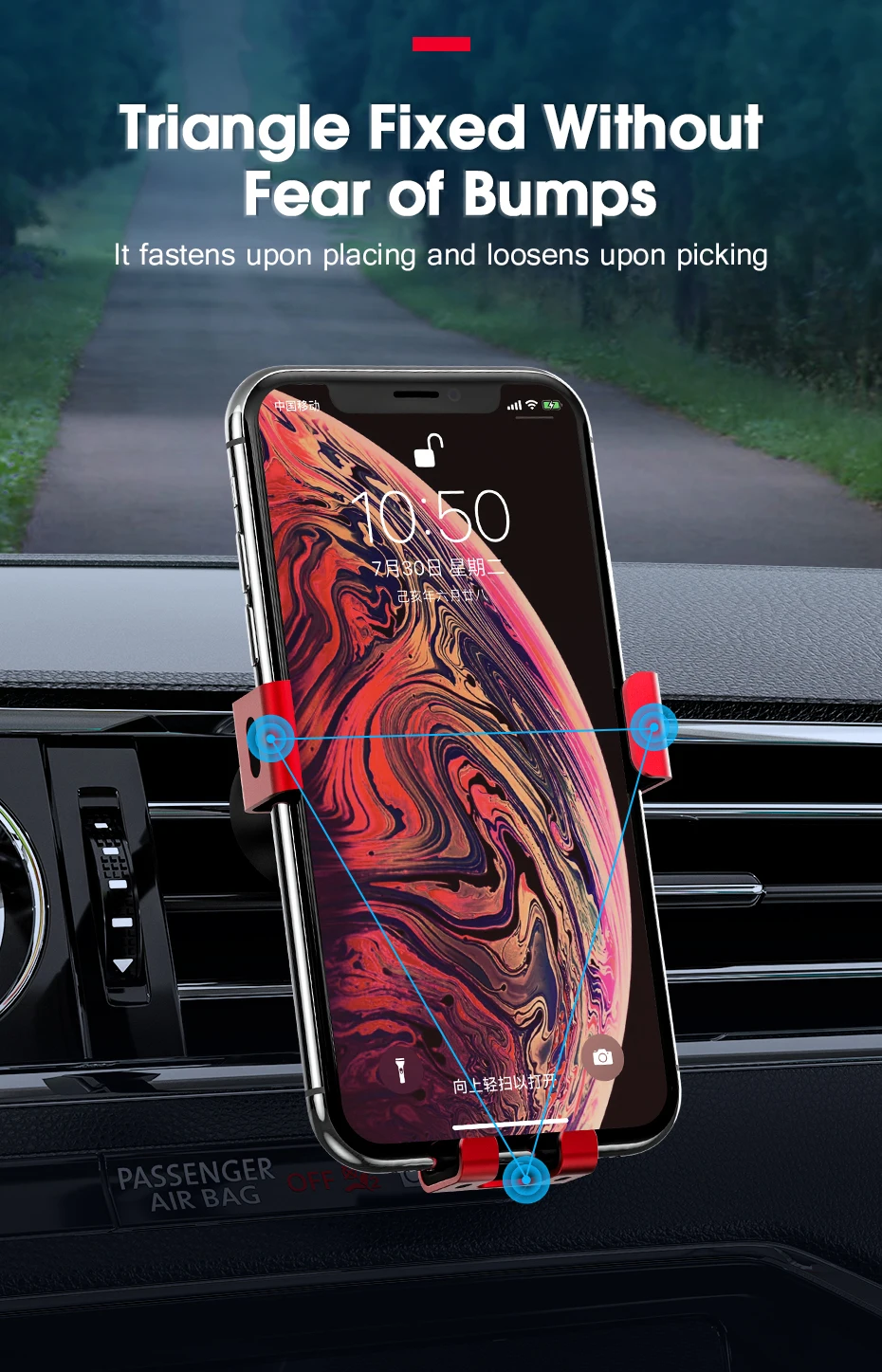 Автомобильный держатель для телефона votoon Gravity для iPhone 11 Pro Xs samsung S10 S9 в держатель на вентиляционное отверстие автомобиля держатель для мобильного телефона