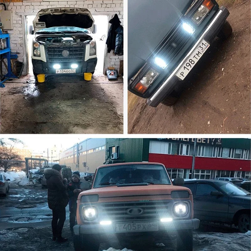 Светодиодный рабочий прожсветильник Тор 12-24 В автомобисветильник фара для