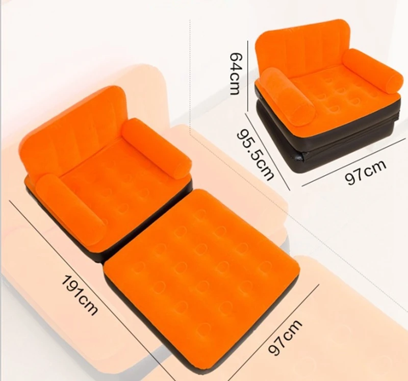 5 в 1 открытый домашний сад Надувное сиденье софа кровать стулья для кемпинга