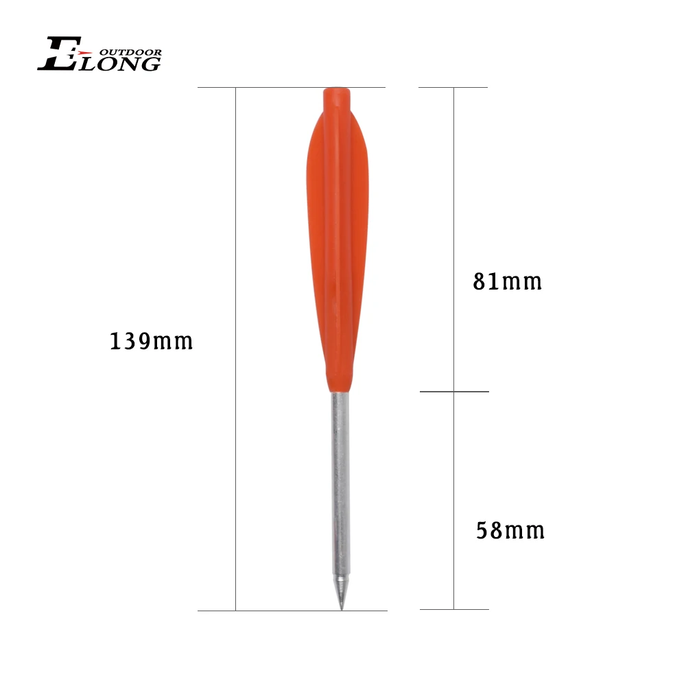 

20 Pcs 5.5 Inch Crossbow Bolt Plastic Vane O.D.8mm Archery for 50 Lbs 80 Lbs Hunting bow arrow