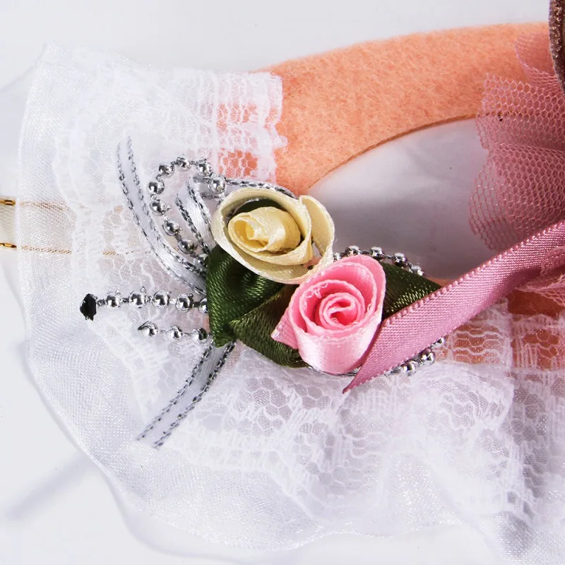 Очаровательные кружевные ленты для волос домашних животных аксессуары щенков