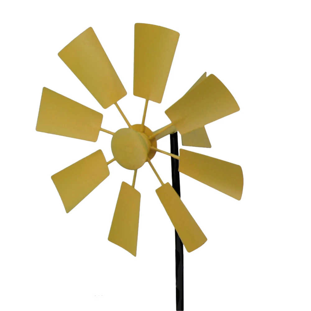 

1Pc Outdoor Iron Windmill Yard Winnower Garden Ornament for Yard Lawn Decorative Pinwheels Wind Spinners Toys Wind Mill