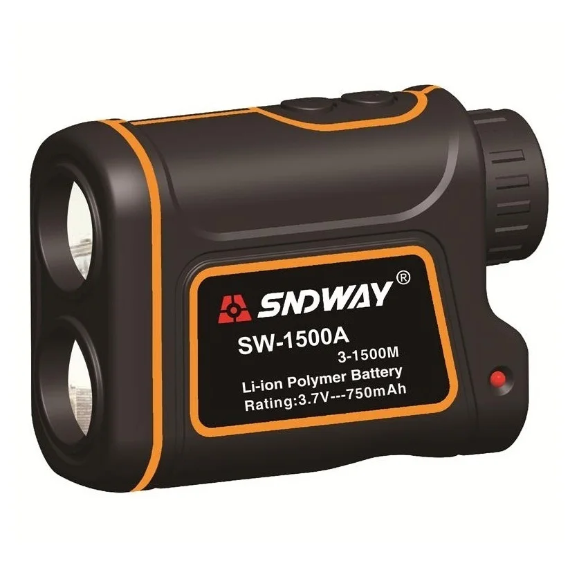 

SNDWAY 1500m Digital Laser Distance Meter Telescope Golf Hunting Rangefinder Range Finder Monocular 7X Trena SW-1500A