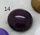 color 14 dark purple 8-50 шт., 12,5-30 мм, 19 цветов, милая детская одежда с пуговицами в виде гриба из смолы, свитер, кофта, пальто с разноцветными пуговицами, C059 - Цвет: color 14 dark purple