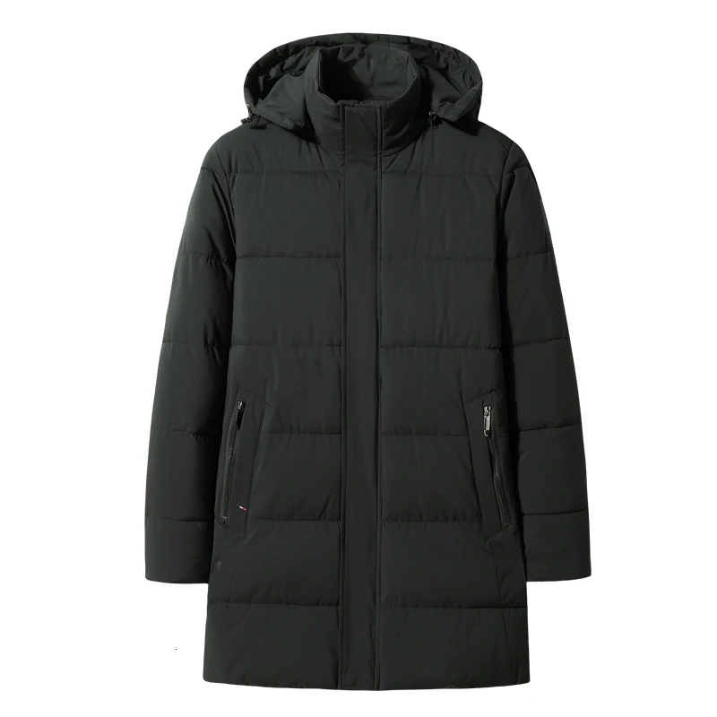 

Plus size 8XL 7XL 6XL 2020 new winter men's jacket with high quality fabric detachable hat for male's warm coat simple mens coat