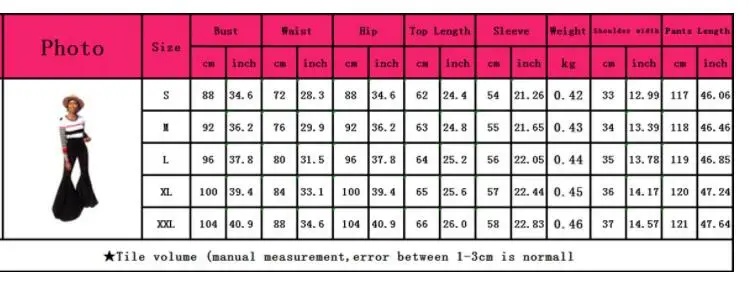 

Spring Autumn O Neck Long Sleeve Striped T Shirt Casual Flares Pants 2 Two Pieces Sets Women Black Fashion Tracksuit Outfits