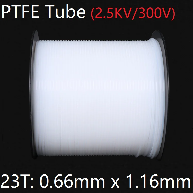 23T 0 66 мм x 1 16 PTFE трубка F46 изолированный капиллярный теплозащитный шланг для