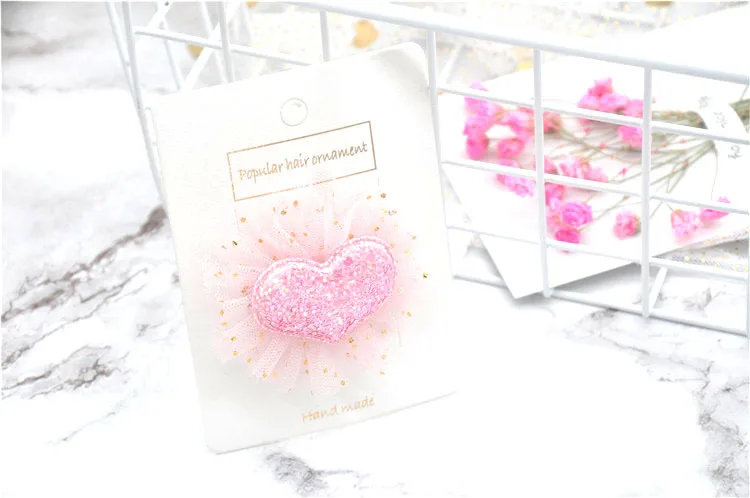 

New yarn reel sequins Mickey Crown star hairpin glitter star baby child side clip photo modeling