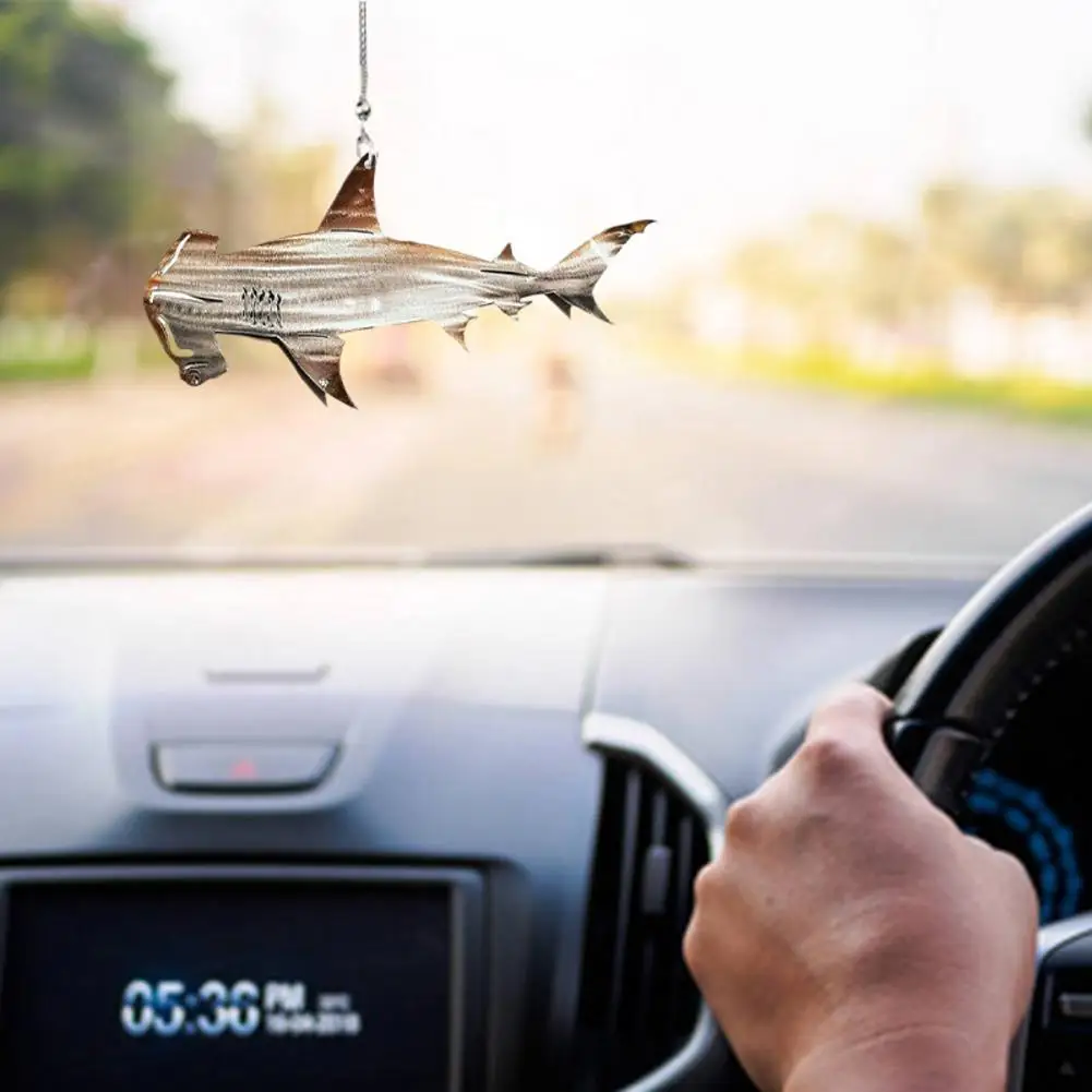 2D милый автомобильный аксессуар подвеска в виде рыбы акулы Кита стандартный