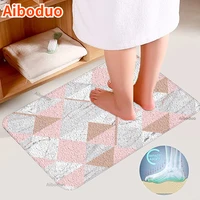 marble geometric pattern living room carpet modern home decoration non slip bedroom carpet washable printed bathroom floor mat